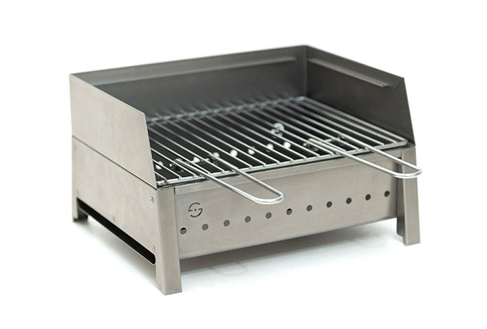 Barbecue a Carbone Carbonella 40x30 cm in Ferro Lisa Luxury Vesuvio-6