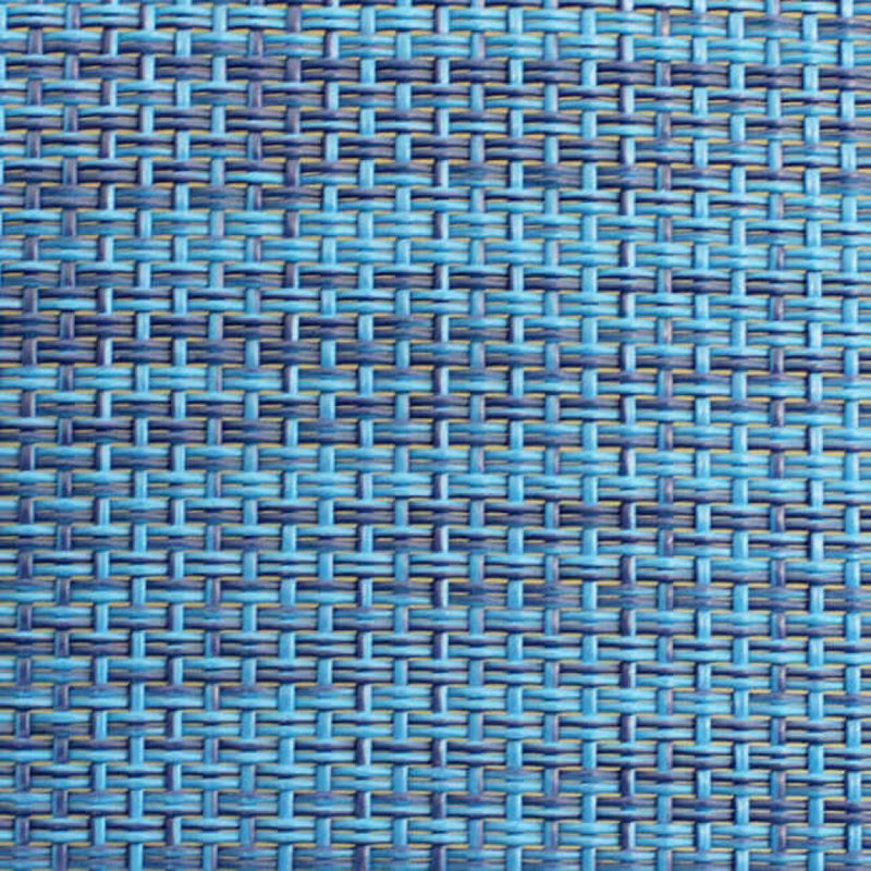 Lettino Prendisole da Giardino 190x58x25 h cm in Textilene Azzurro-5