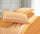 Set Lenzuola in Cotone Sopra Sotto e Federe Cober Belfast Arancione Varie Misure