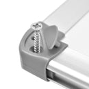Lavagna per Ufficio Magnetica 200x100 cm in Alluminio Silver-2