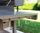 Barbecue a Carbonella 160x65x107,5 h cm in Metallo Nero-7