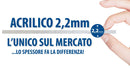 Box Doccia Semicircolare 2 Ante Scorrevoli in Acrilico 2,2 mm H185 cm Dorini Bianco Varie Misure-4