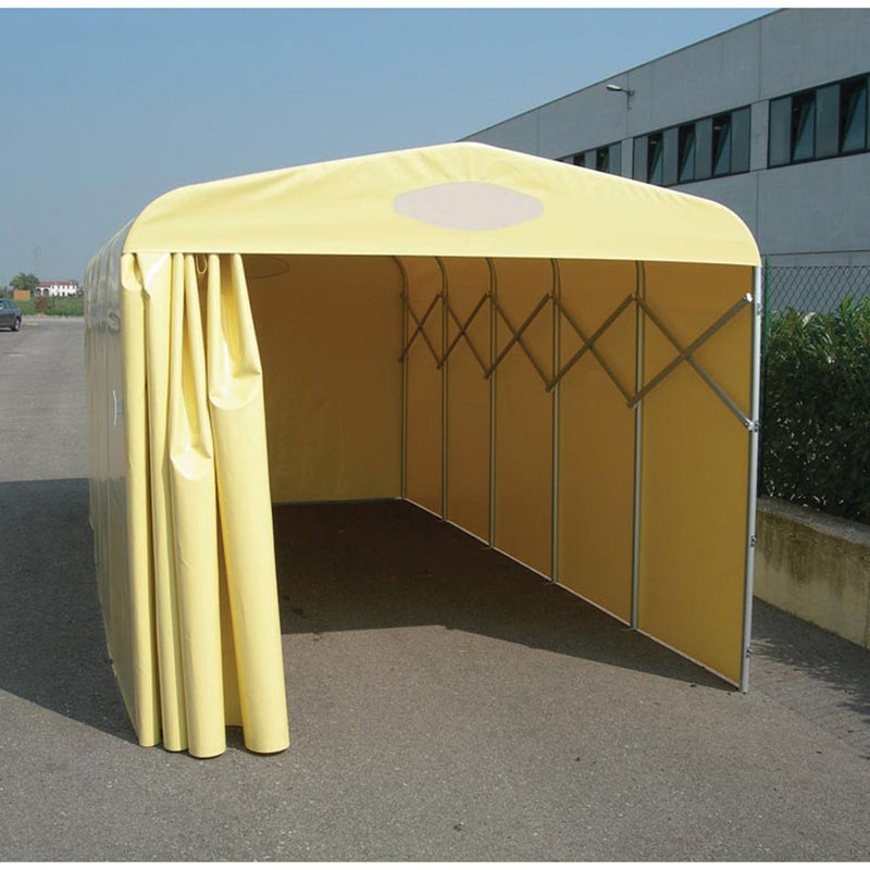 Box Tunnel Base 412x250xh215 cm Copertura in PVC per Auto Maddi Grigio-9