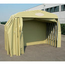 Box Tunnel Mobile Copertura in PVC per Auto - 412x250xh215 cm/Grigio Maddi-7