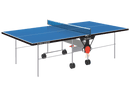 Tavolo da Pin Pong con Piano Blu e Ruote per Esterno Garlando Training Outdoor-1