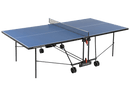 Tavolo da Pin Pong con Piano Blu e Ruote per Esterno Garlando Progress Outdoor-1