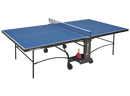 Tavolo da Pin Pong con Piano Blu e Ruote per Esterno Garlando Advance Outdoor-1