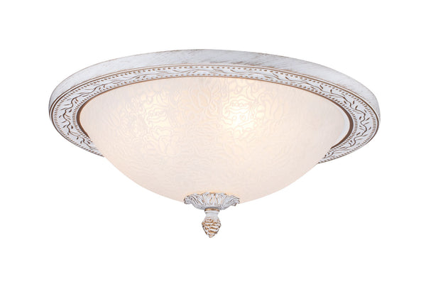 Plafoniera Ceiling & Wall in Metallo Aritos Bianco con Oro online