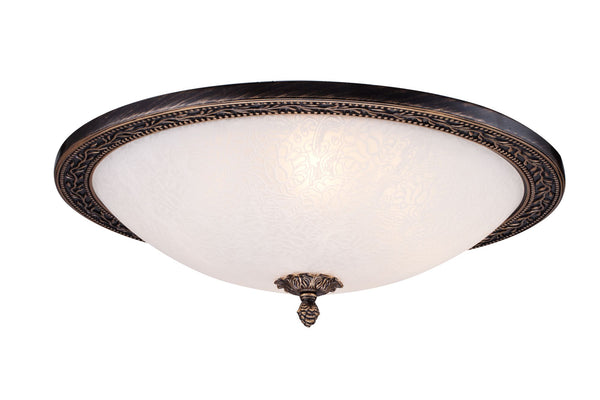 Plafoniera Ceiling & Wall in Metallo Aritos Marrone con Oro online