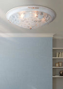 Plafoniera Ceiling & Wall in Metallo Diametrik Bianco con Oro-2