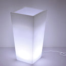 Vaso Luminoso da Giardino a LED 30x30x60 cm in Resina 5W Cedar Bianco Neutro-3