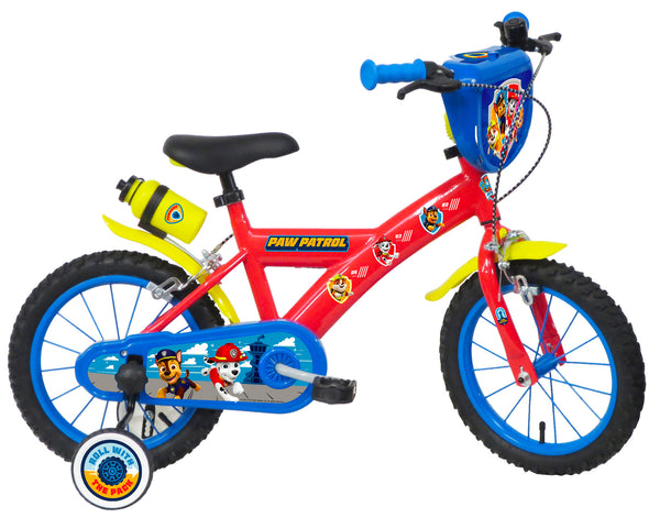online Bicicletta per Bambino 14” 2 Freni Paw Patrol Rossa