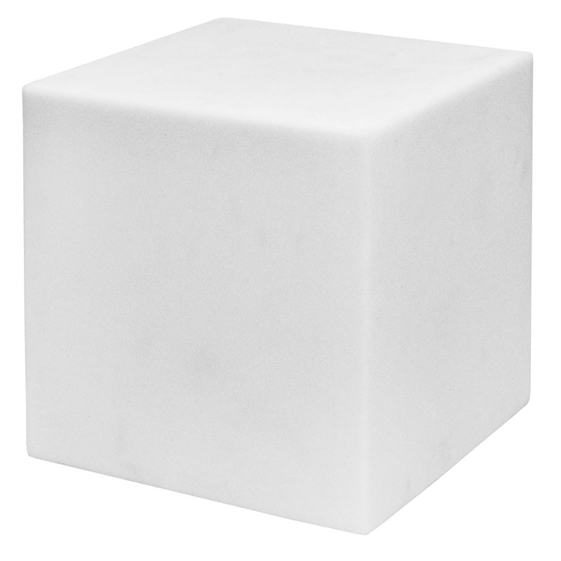 Cubo Luminoso da Giardino a LED 40x40 cm in Resina 5W Cube Bianco Caldo-1