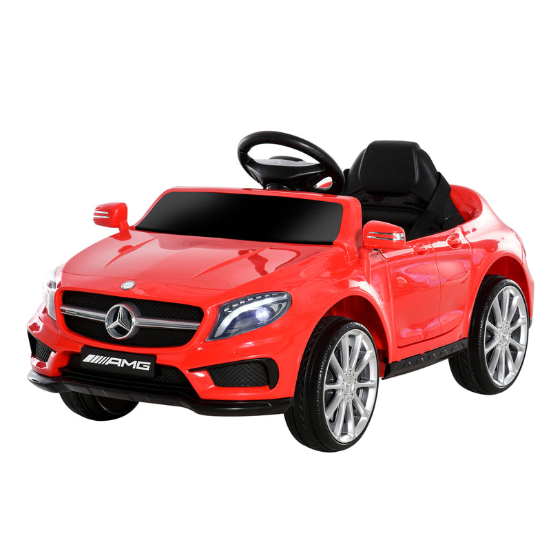 Macchina Elettrica per Bambini 6V con Licenza Mercedes GLA AMG Rossa-1