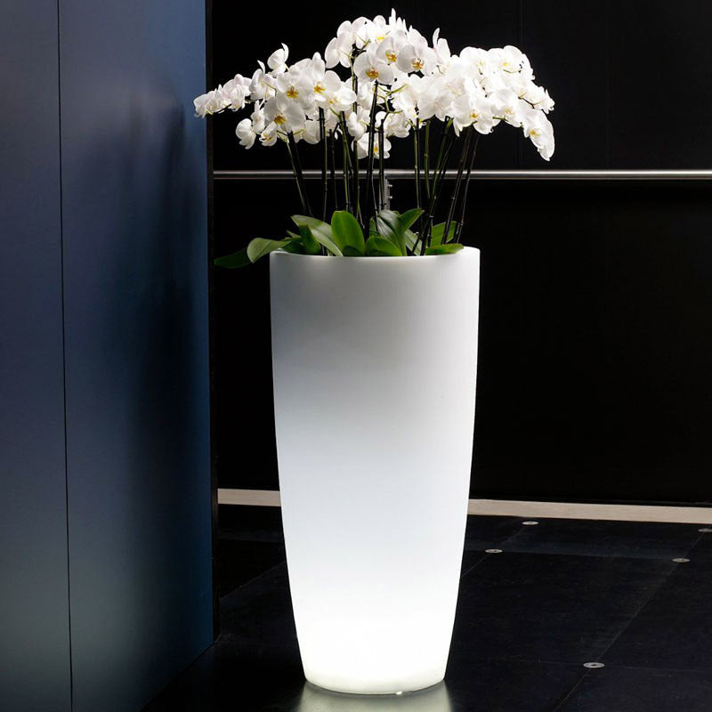 Vaso Luminoso da Giardino a LED Ø43 cm in Resina 5W Cypress Multicolore-6