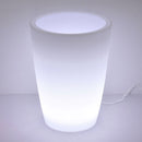 Vaso Luminoso da Giardino a LED Ø40 cm in Resina 5W Cypress Bianco Freddo-3