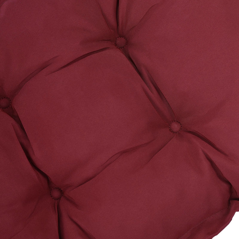 Cuscino per Panchina da Giardino 100x40 cm in Poliestere Rosso-8