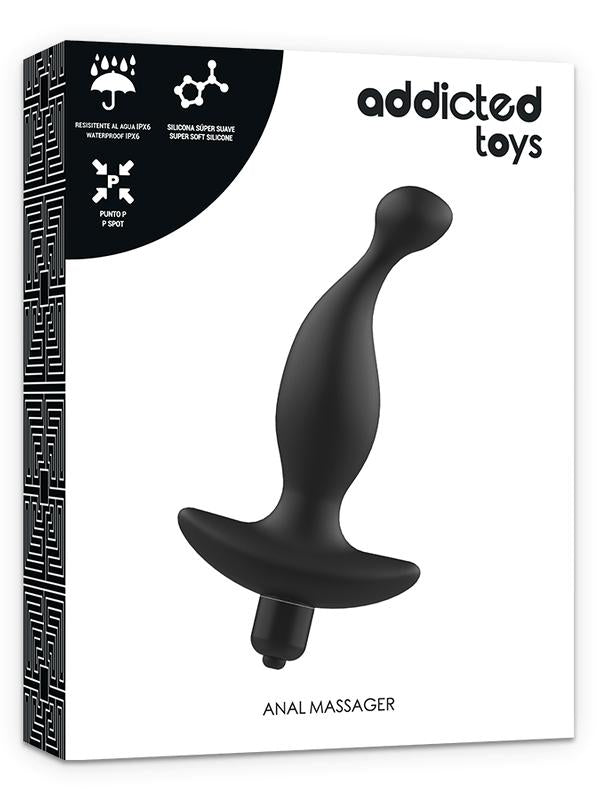 Addicted Toys - Massaggiatore Prostatico Nero-5