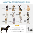 Carrellino Rimorchio per Cani e Animali Domestici 140x72,5x107,5 cm in Acciaio e Tessuto Oxford Grigio-5