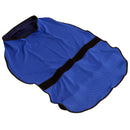Cappotto per Cane in Microfibra Traspirante Blu Taglia S  - S/-2