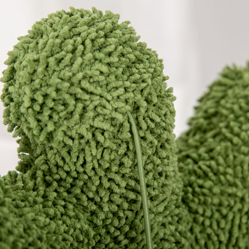 Albero Tiragraffi per Gatti 60x35x78 cm a Forma di Cactus con Palline e Cuccia Verde-9