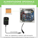 Porta Automatica per Pollaio 6V 30x30 cm con Timer e Sensore di Luce in Alluminio e ABS Argento-4