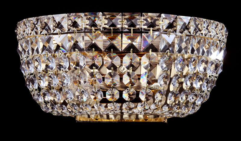 Lampada da parete Royal Classic in Metallo Basfor Oro Antique-2