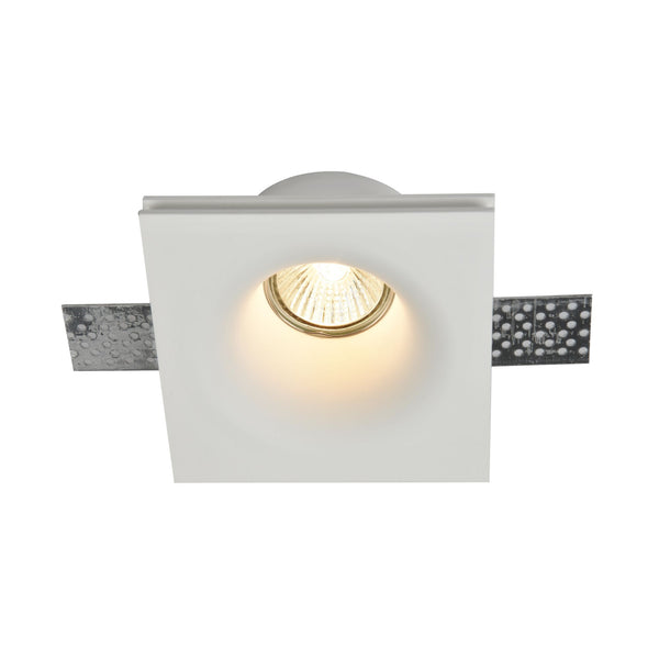sconto Faretto da incasso Downlight in Gesso Gyps Modern Bianco