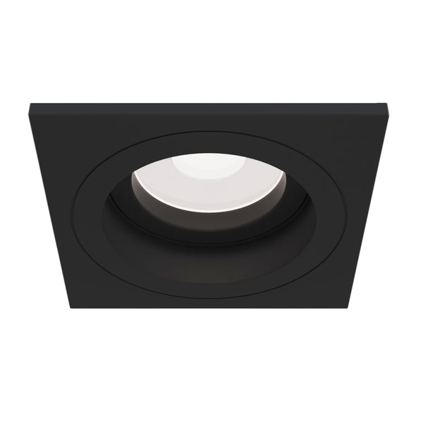 sconto Faretto da incasso Downlight in Alluminio Atom Nero