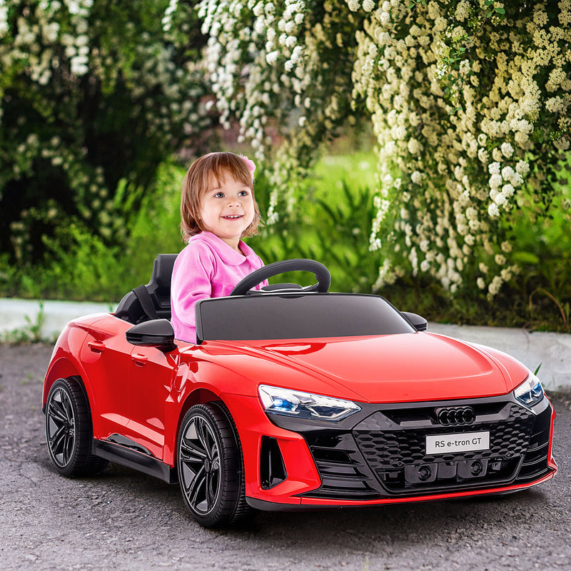 Macchina Elettrica per Bambini 12V Audi RS e-tron GT Rossa-2