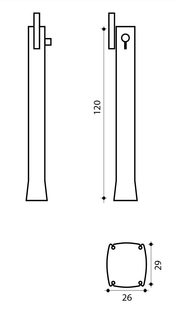 Mini Doccia Solare da Giardino 23L Miscelatore Lavapiedi e Doccetta viola-2