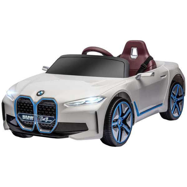 prezzo Macchina Elettrica per Bambini 12V con Licenza BMW I4 Bianca