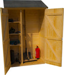 Casetta Box da Giardino 1,2x0,6 m con Pavimento in Legno Picea Massello 16mm Eden-7