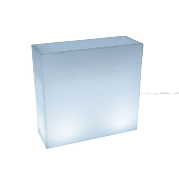 Vaso Luminoso da Esterno 79x74,7x29,1 cm In Polietilene Elegnace Led Bianco Freddo prezzo