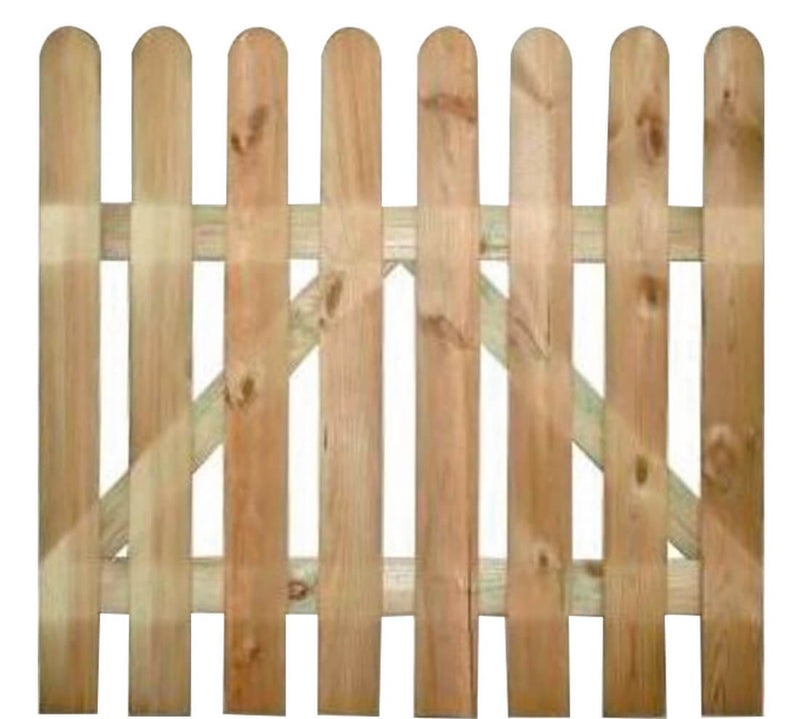 Staccionata Steccato Recinzione Giardino 100x100 cm in Legno-1