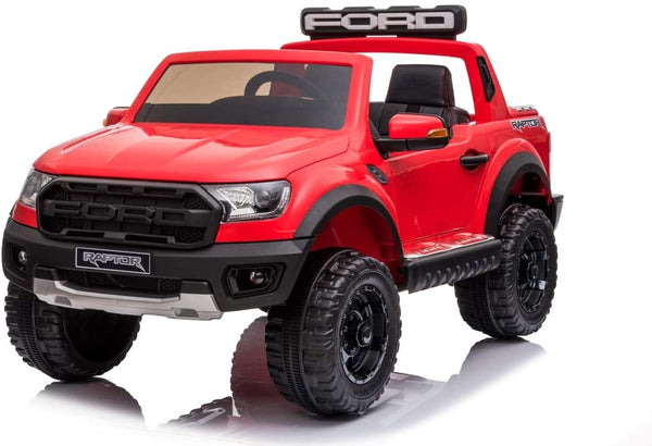Macchina Elettrica per Bambini 2 posti 12V con Licenza Ford Ranger Raptor Rossa prezzo
