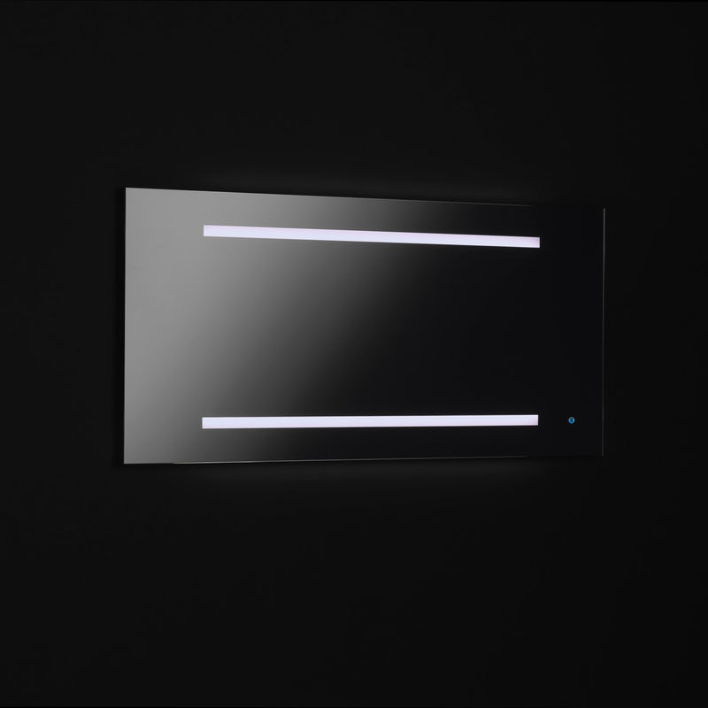 Specchio con Lampada a LED in 100x2,5x50cm TFT Opera Specchio-2