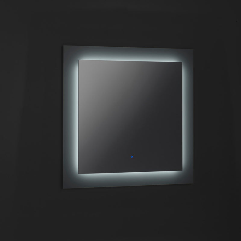 Specchio con Lampada a LED in 90x3x90cm TFT Sunset Bianco-2