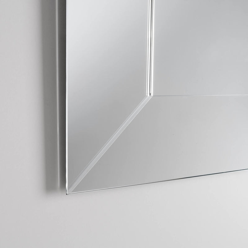 Specchio in 130x2,5x80cm TFT Trasparente-3