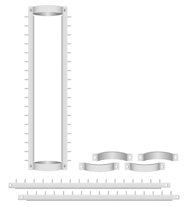 prezzo Sistema Antiladro con Punte in Acciaio per Pluviali Tubi Esterni Ø58-62 mm Argento