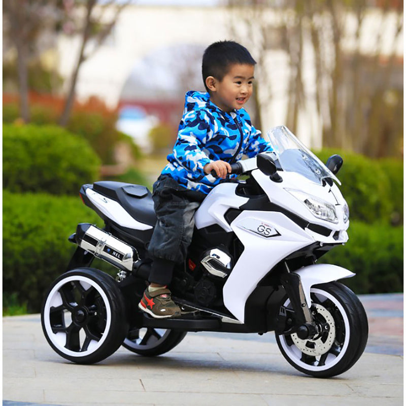 Moto Motocicletta Elettrica per Bambini 6V Kidfun Rossa-4