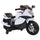 Moto Motocicletta Elettrica per Bambini 6V Kidfun Sportiva Bianca