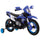 Moto Motocicletta Elettrica per Bambini 6V Kidfun Motocross Blu
