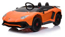 Macchina Elettrica per Bambini 12V Lamborghini Aventador Roadster SV Arancione-8