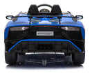 Macchina Elettrica per Bambini 12V Lamborghini Aventador Roadster SV Blu-6