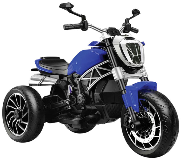acquista Moto Elettrica per Bambini 6V 3 Ruote Kidfun Blu