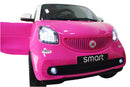 Macchina Elettrica per Bambini 12V Mp4 Smart Fortwo Cabrio Rosa-2