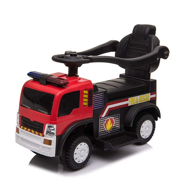 Camion dei Pompieri Elettrico per Bambini 6V Kidfun Rosso-2