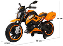 Moto Elettrica per Bambini 12V Kidfun Arias Arancione-2