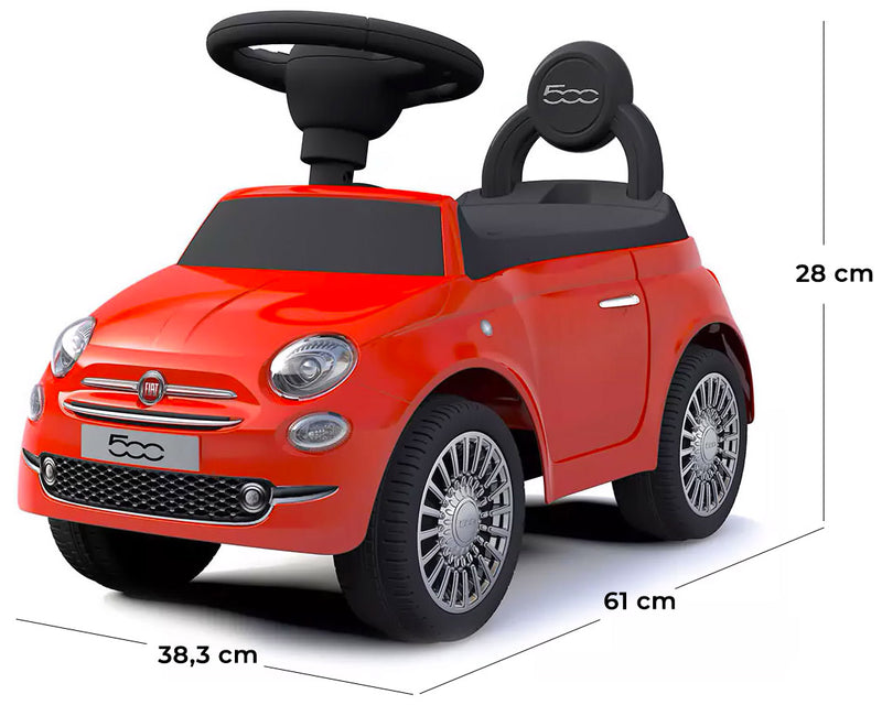 Macchina Cavalcabile per Bambini Fiat 500 Baby Rossa-5